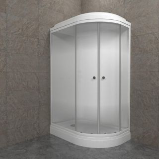 Душевая кабина Triton Коралл-Лайт Щ0000068945 левая 120x80 см профиль белый стекло градиент