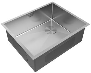 Мойка кухонная Paulmark Next-Skew PM885444-BS брашированная нержавеющая сталь