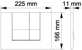 Инсталляция для унитаза Berges Novum S3 с кнопкой хром глянец 040243