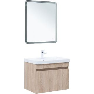 Тумба под раковину Aquanet Оптима 344804 70 см дуб светлый