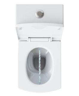 Унитаз-моноблок Laguraty 2192 AС с функцией биде белый