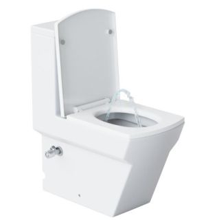 Унитаз-моноблок Laguraty 2192 AС с функцией биде белый