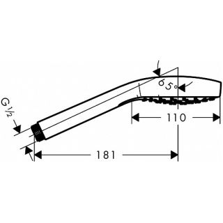 Душевая лейка Hansgrohe Croma Select E 26814670