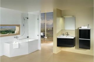 Акриловая ванна Riho Geta Plug and Play B032010005 L 170х90см белый