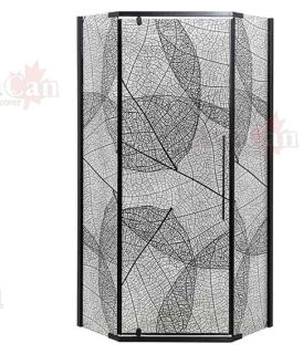 Душевой уголок AvaCan PB 90x90 см чёрный