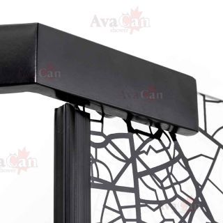 Душевой уголок AvaCan PB 90 MT 90x90 см чёрный