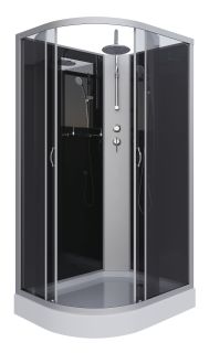 Душевая кабина Niagara NG-3512-14RBKT 120x80см серебро/тонированное