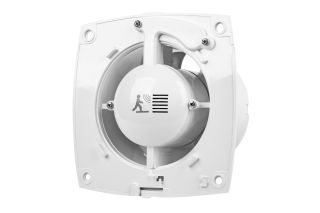 Вентилятор BETTOSERB 120150 с обратным клапаном, автоматическим включением и таймером, цвет белый