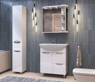 Зеркало-шкаф с подсветкой Vigo Callao zsh.CAL.70.El 70 см белый