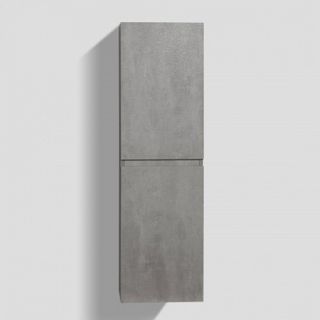 Шкаф-колонна BelBagno Stucco Cemento 40x135см LUCE-1350-2A-SC-SCM