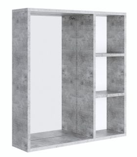 Шкаф-зеркало Onika Девис 206542 65см бетон чикаго