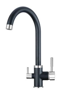 Смеситель Granula для кухни GR-2168 шварц