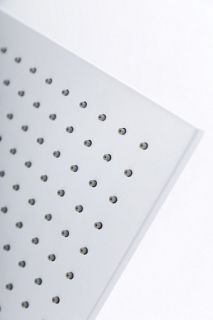 Верхний душ квадратный с изливом, белый матовый Cezares PORTA-TDDQ-30-BIO