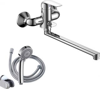 Смеситель для ванны/душа Orange Sofi M43-100cr с душевым набором