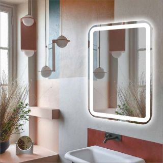 Зеркало Silver Mirrors Malta Neo 55см белый LED-00002414
