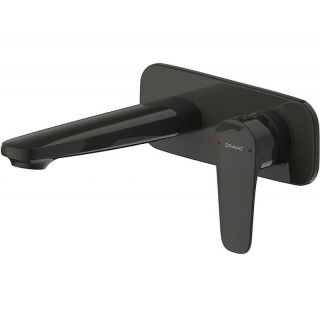 Смеситель для раковины встраиваемый Bravat Source чёрный P8173218BW-ENG