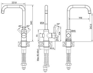 Смеситель для кухни Paulmark Logas Lo213021-431TW белый