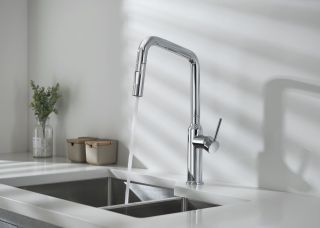 Смеситель для кухни Timo Saona с выдвижной лейкой хром 2386/00FL