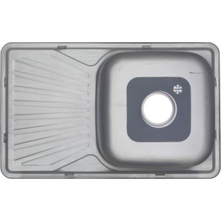 Мойка 7848 U Melana 0,6/160 хром с сифоном (217 t *10)