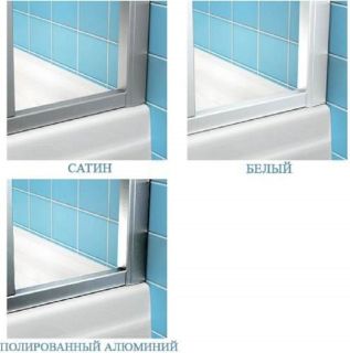 Шторка для ванны Ravak Chrome CVS1-80 L сатин стекло Transparent 7QL40U00Z1