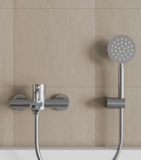 Смеситель для ванны Knotlor SS-05, сатин