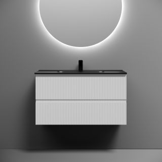 Подвесная тумба под раковину Sancos Snob R SNR90W 90 см Bianco