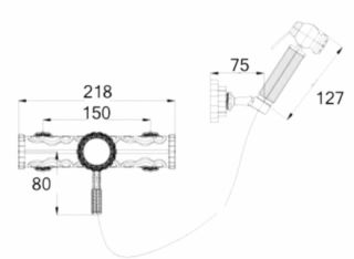 Гигиенический душ Zorg Antic A 123 BD-BR