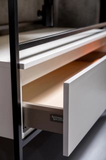 Ящик под консоль Armadi Art Loft 100см белый 894-100-W