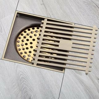 Душевой трап Gappo G81004-4 бронза