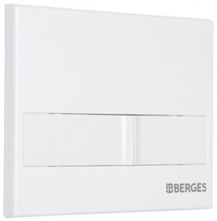 Кнопка смыва Berges Novum белый 040011