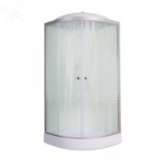 Душевая кабина Deto L 908 с гм. и эл. 80х80х215 см