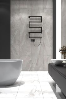 Полотенцесушитель электрический Indigo Sparta DGS80-50BRRt 80x50 см чёрный муар