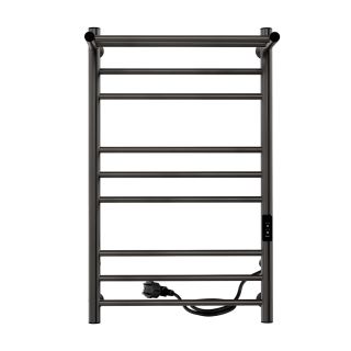 Полотенцесушитель электрический Indigo Line Trinity LСLTE80-50PGNSRt с полкой 80x50 см оружейная сталь