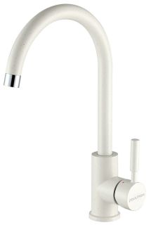 Смеситель для кухни Paulmark Holstein Ho212063-331 белый