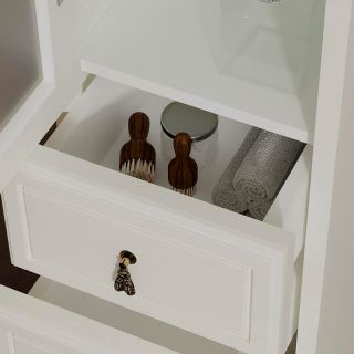 Шкаф-колонна Opadiris Риспекто 30 L 00-00005829 Слоновая кость