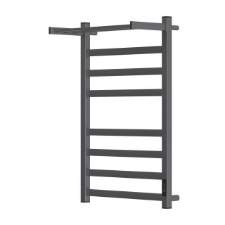 Полотенцесушитель электрический Point Меркурий PN83858PGR П7 500x800 с полкой  графит