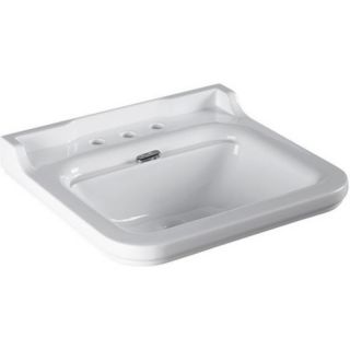 Раковина Kerasan Waldorf  4140K1bi/cr*3 Белая 60 см