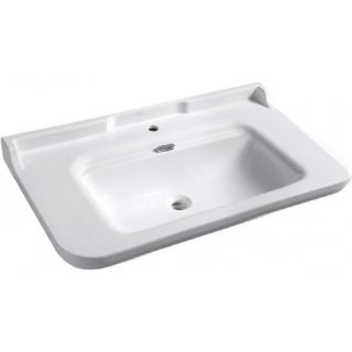 Раковина Kerasan Waldorf  4142K1bi/cr*1 Белая 100 см