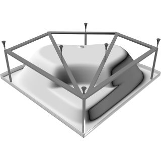 Акриловая ванна Vayer Boomerang 150x150 Гл000010631 без гидромассажа