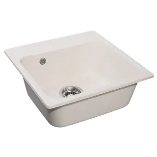 Мойка кухонная Reflexion Etude 53-WH RF0353WH белый