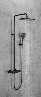 Душевая стойка Milleau Double MLV8223PDD-MB черный