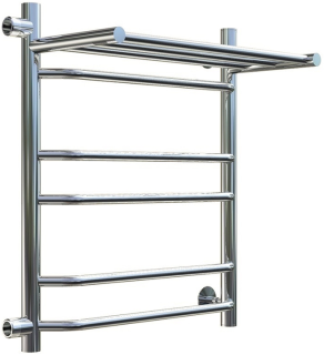 Водяной полотенцесушитель Тругор Браво ПМ 3 П 50x60x50см с полкой левый хром Браво3/ПМ506050Плев