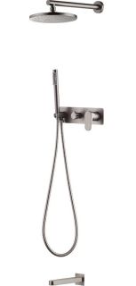 Душевая система Boheme Spectre 454-2-NB никель брашированный