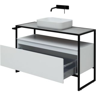 Тумба под раковину Allen Brau Priority 100 1.31003.PWM Папирус матовый