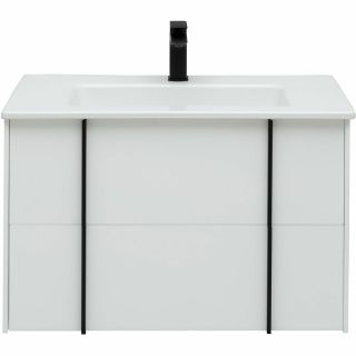 Тумба под раковину Allen Brau Reality 80 1.32005.WM подвесная Белая матовая