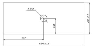 Столешница под раковину Allen Brau Fantasy 120 1.11011.B-S Бежевый