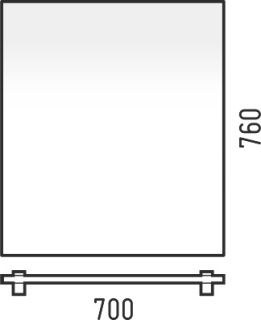 Зеркало Corozo Мирэль 70см SD-00000275