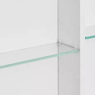 Зеркальный шкаф Акватон Асти 50см белый/ясень шимо 1A263302AX010