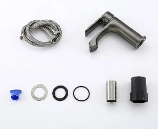 Смеситель для раковины Frap F1071-9 Оружейная сталь