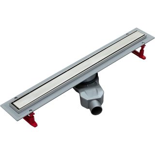 Душевой лоток Logan L002L-750 с решеткой Нержавеющая сталь под плитку